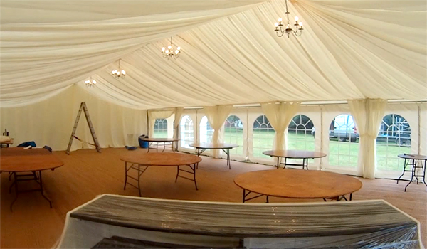 <b>Anglia Coastal Marquees</b><br>9m x 21m Coverspan Marquee