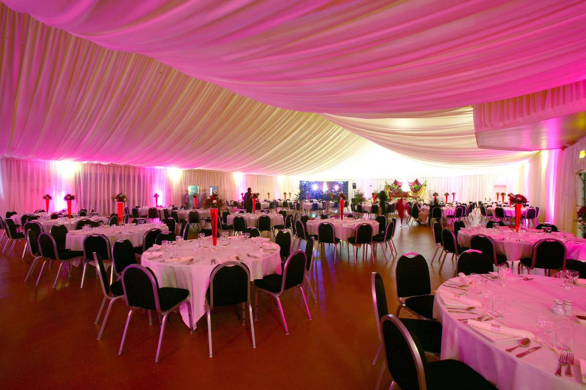 Main hall for dinner dance