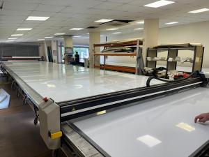 Custom covers cutting table