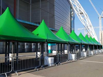 Coloured Pagodas at Wembley