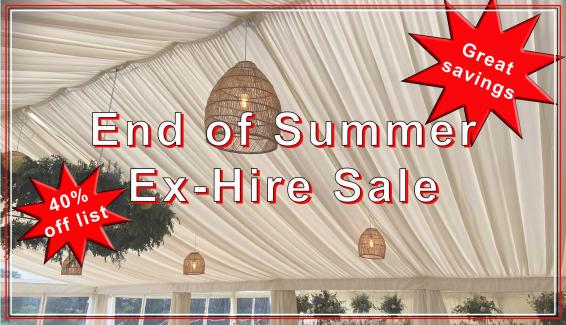 End of Summer ex-hire sale