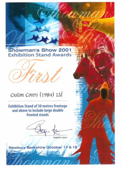 Showman's Show 2001 Award 1st Place