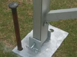 Foot Plate assembly & Iron Stake